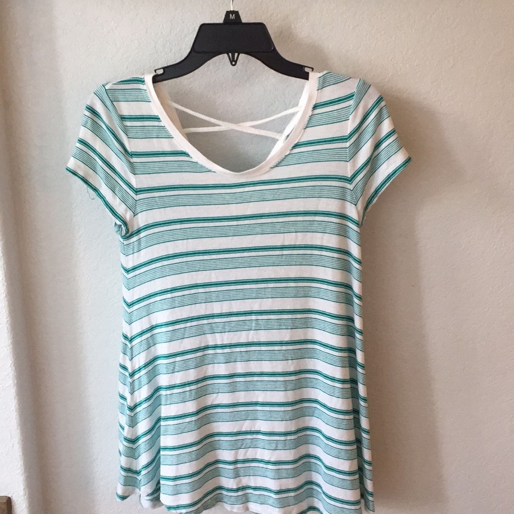 Blue and white Pink Republic shirt